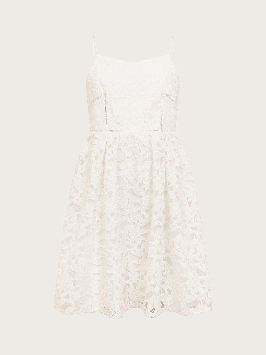 Monsoon Kids Corded Lace Prom Dress Ivory