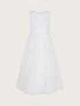 Monsoon Kids' Alice Communion Maxi Dress, White