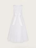 Monsoon Kids' Alice Communion Maxi Dress, White