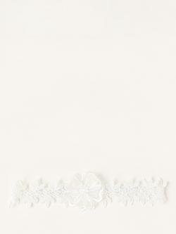 Monsoon Baby Lace Top Socks & Headband Set, Ivory - view 2, Ivory