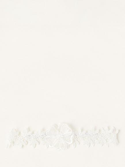 Monsoon Baby Lace Top Socks & Headband Set, Ivory - view 2, Ivory
