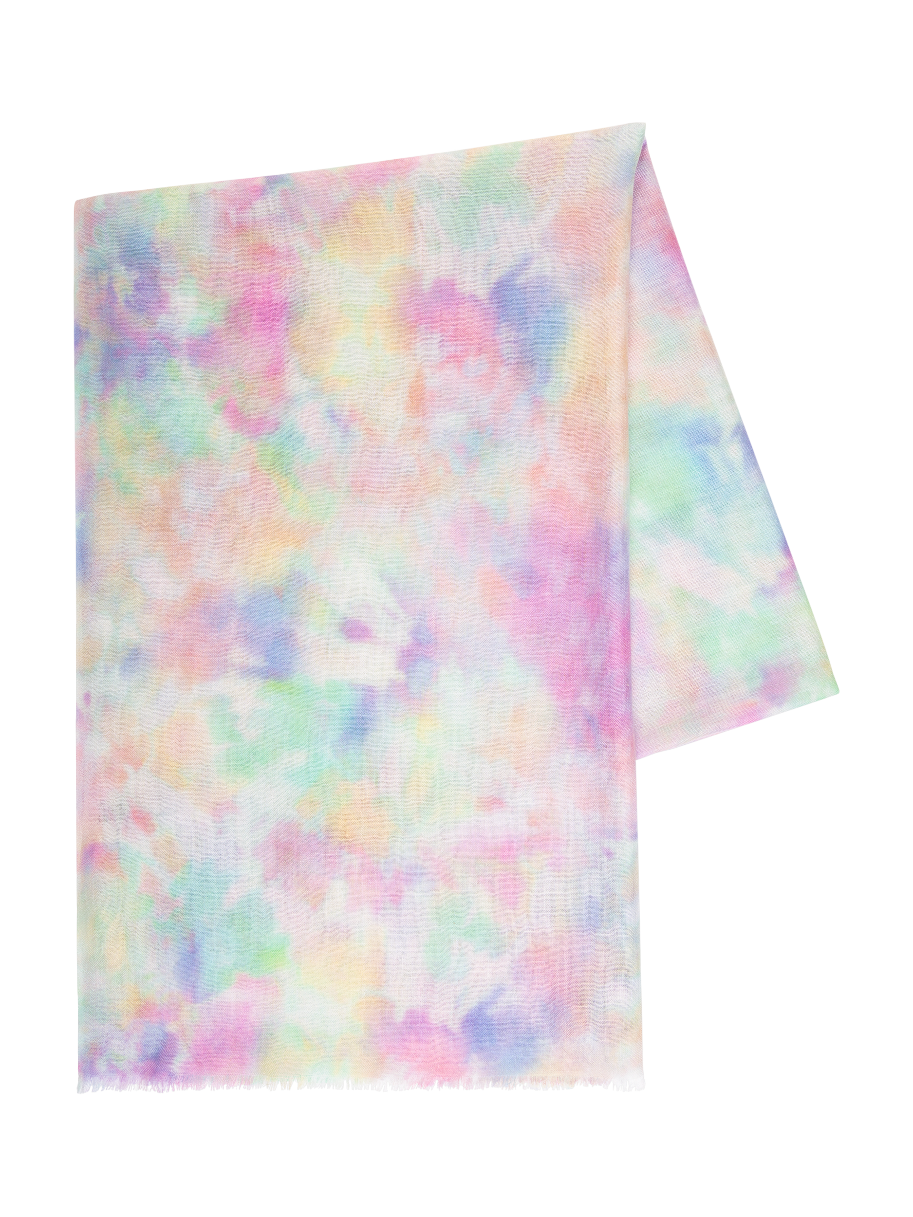 Product image 5 of 5, which shows chesca Dream Silk Cashmere Scarf, Multi
