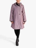 chesca Accordian Collar Hooded Reversible Raincoat