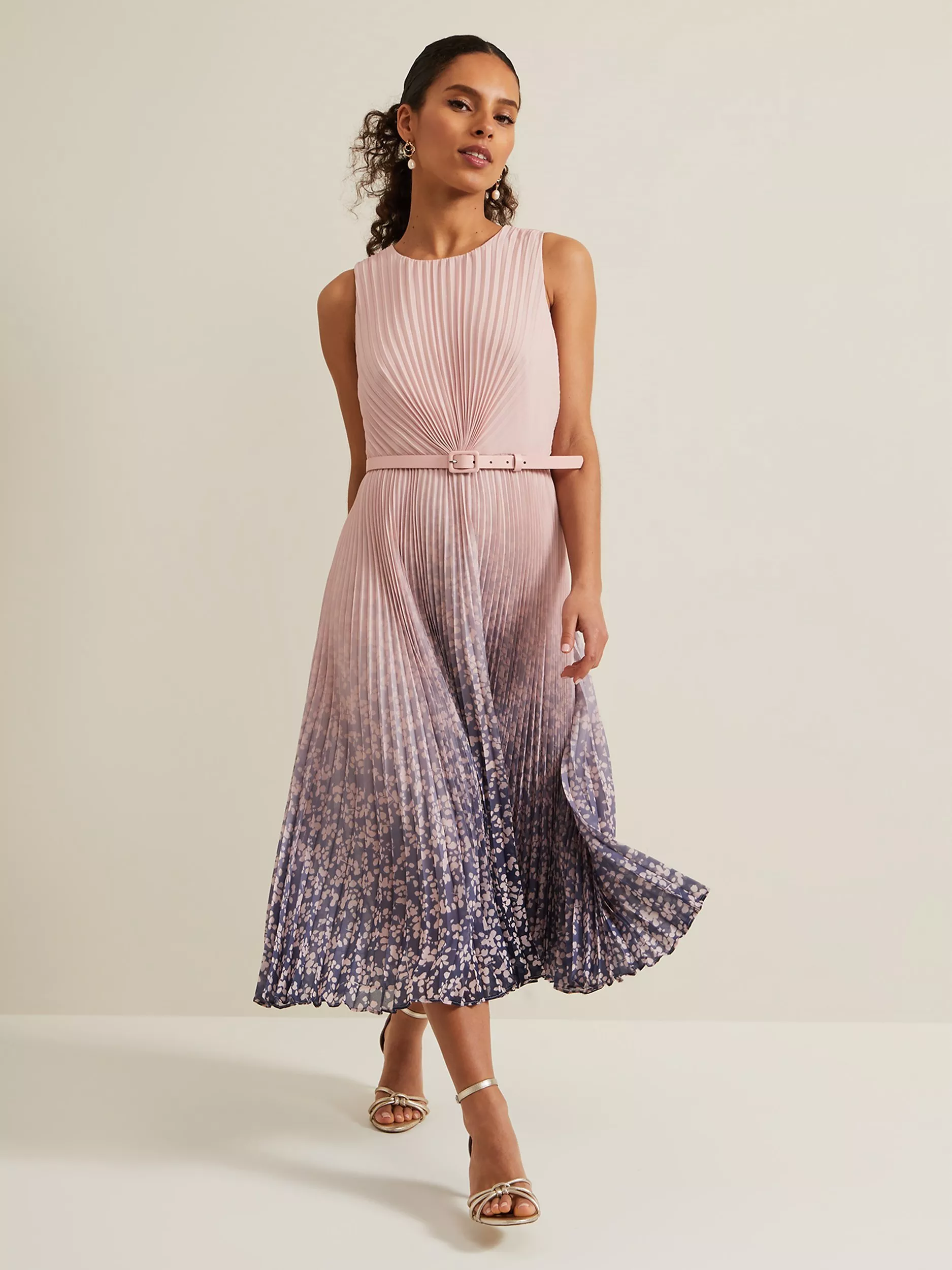 【関税込】PhaseEight ドレス☆Simara Pleated Daisy Dress, Mul PHASE EIGHT Simara Pleated Daisy Dress in Multi | endource
