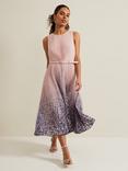 Phase Eight Petite Simara Pleated Midi Dress
