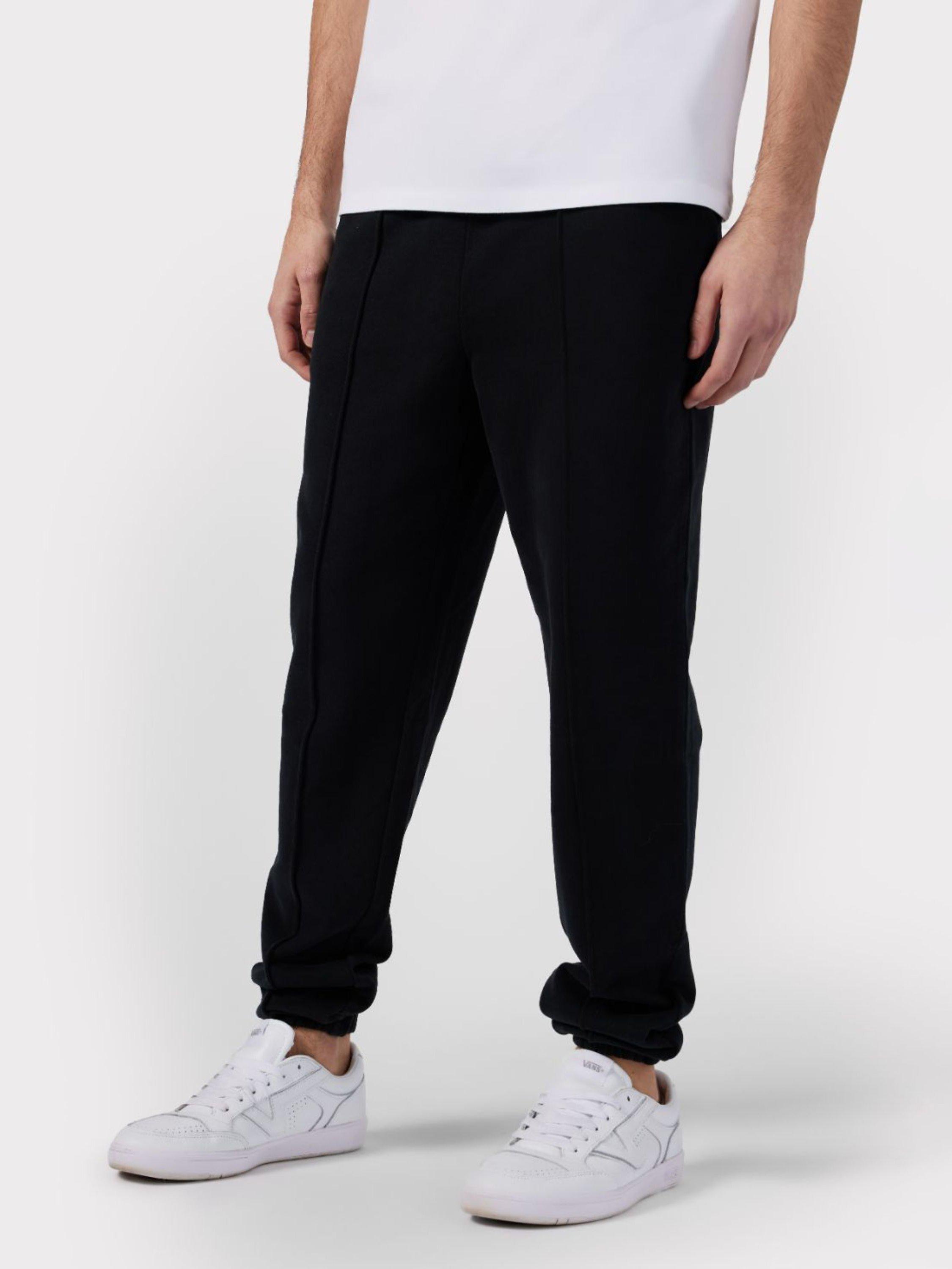 Chelsea Peers Organic Cotton Pintuck Joggers Black