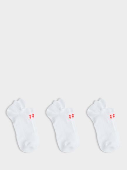 Sweaty Betty Lightweight Trainer Socks, Pack of 3, White