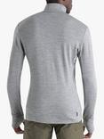 Icebreaker Merino 260 Quantum III Long Sleeve Zip Top, Metro Hthr