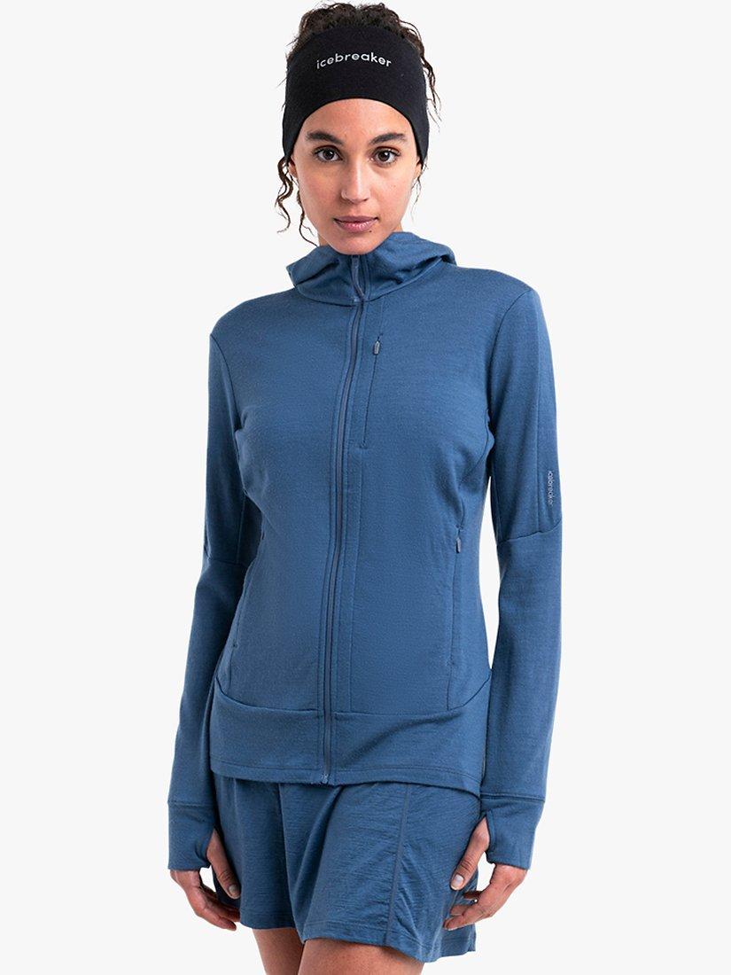 Icebreaker Quantum III Long Sleeve Zip Hoodie, Dawn