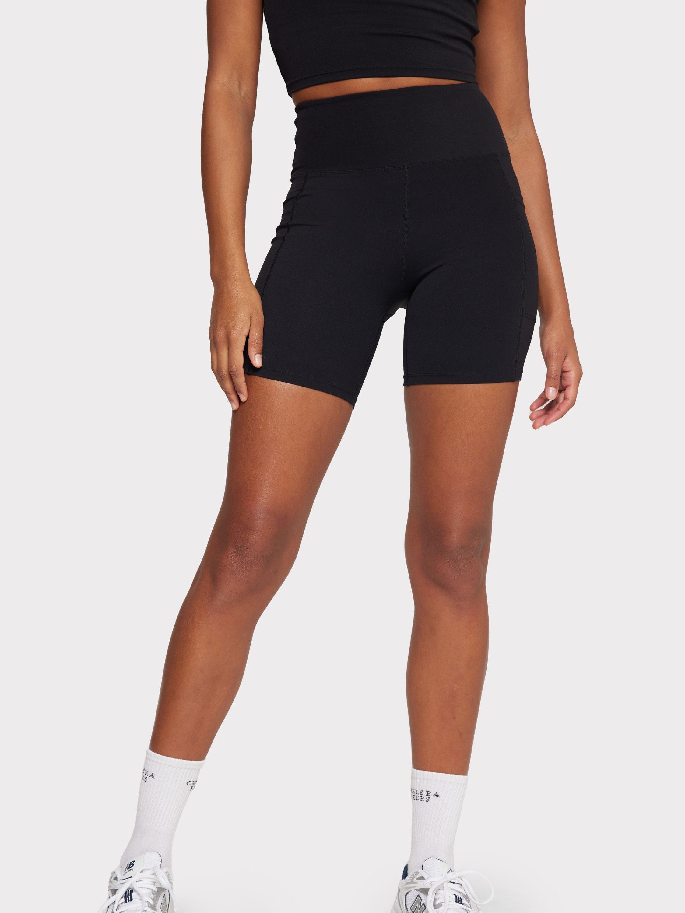 Product image 1 of 6, which shows Chelsea Peers Stretch Bike Shorts, Black, 6