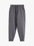Lindex Kids' Basic Cotton Blend Joggers, Dark Dusty Grey