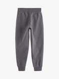Lindex Kids' Basic Cotton Blend Joggers, Dark Dusty Grey