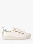 KG Kurt Geiger Liza Zip Quilted Trainers, White