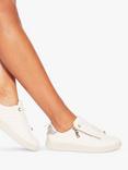 KG Kurt Geiger Liza Zip Quilted Trainers, White