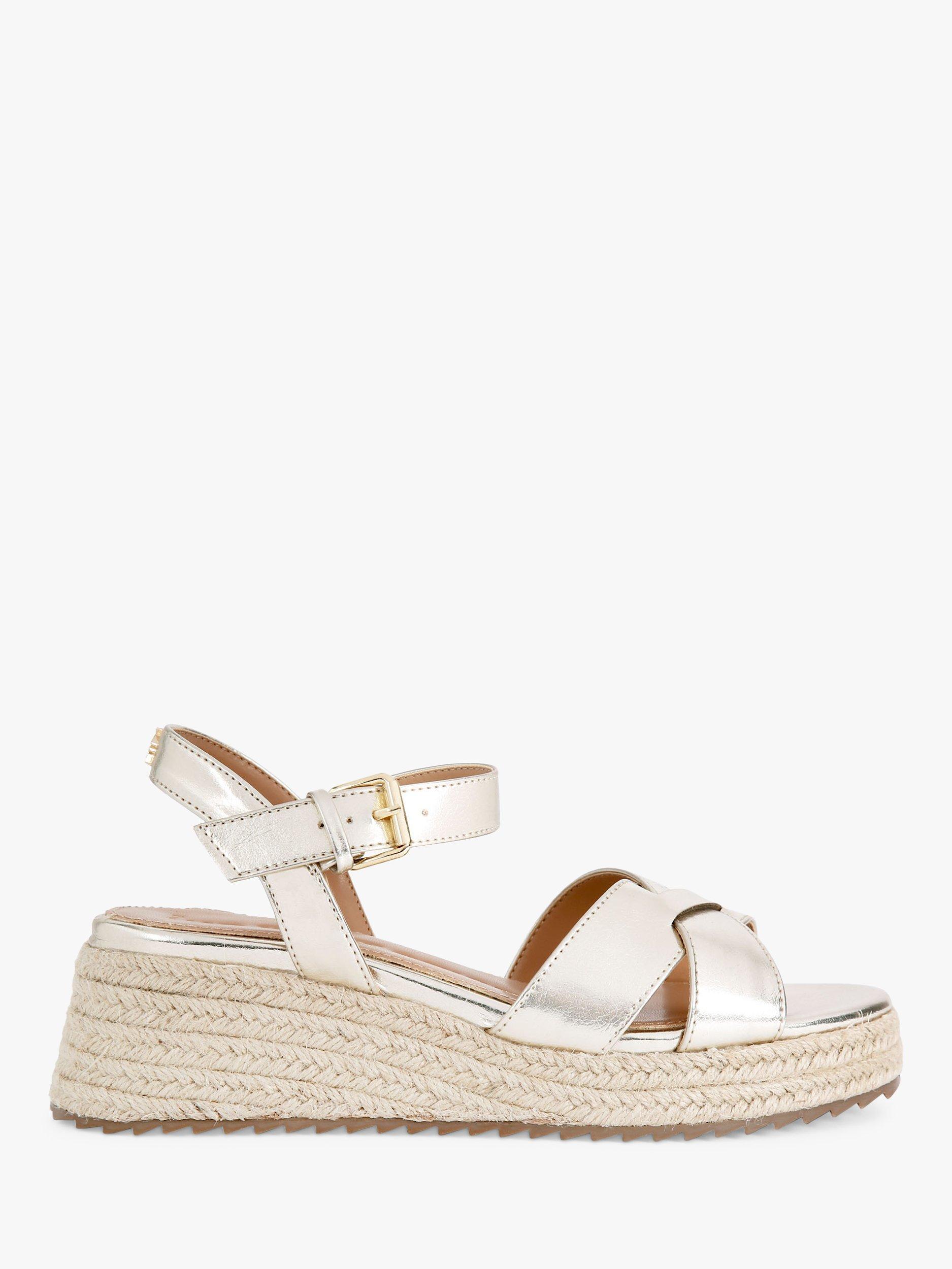 KG Kurt Geiger Piper Wedge Sandals, Gold