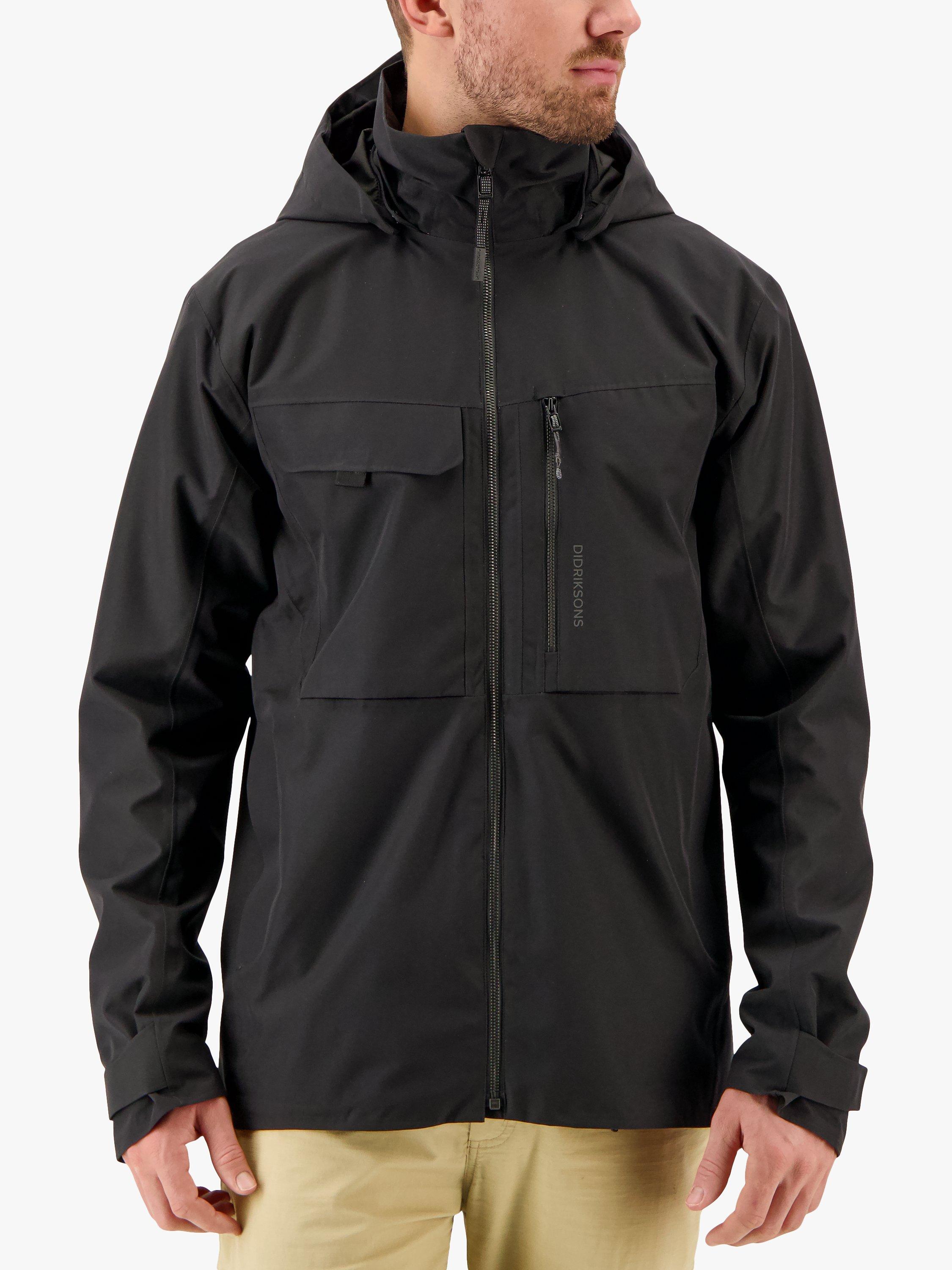 Didriksons Aston Water Repellent Utility Jacket, Black