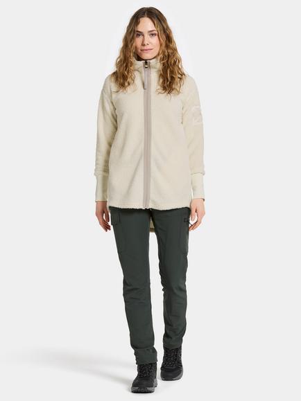 Didriksons Sally Thermal Fleece Jacket - view 2, White Foam