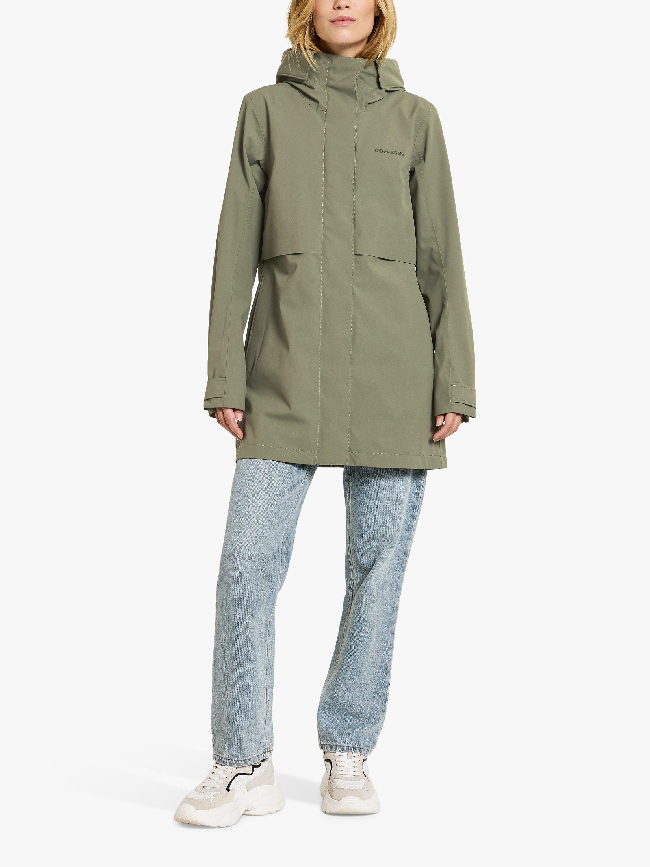 Didriksons Edith Parka Jacket Dusty Olive