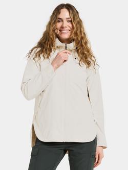 Didriksons Tilde Parka Jacket, White Foam