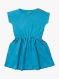 Little Green Radicals Baby Boat Neck Dress, Blue, Blue