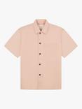 Uskees Short Sleeve Cotton Shirt, Dusty Pink