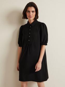 Phase Eight Claudia Swing Mini Dress, Black, Black