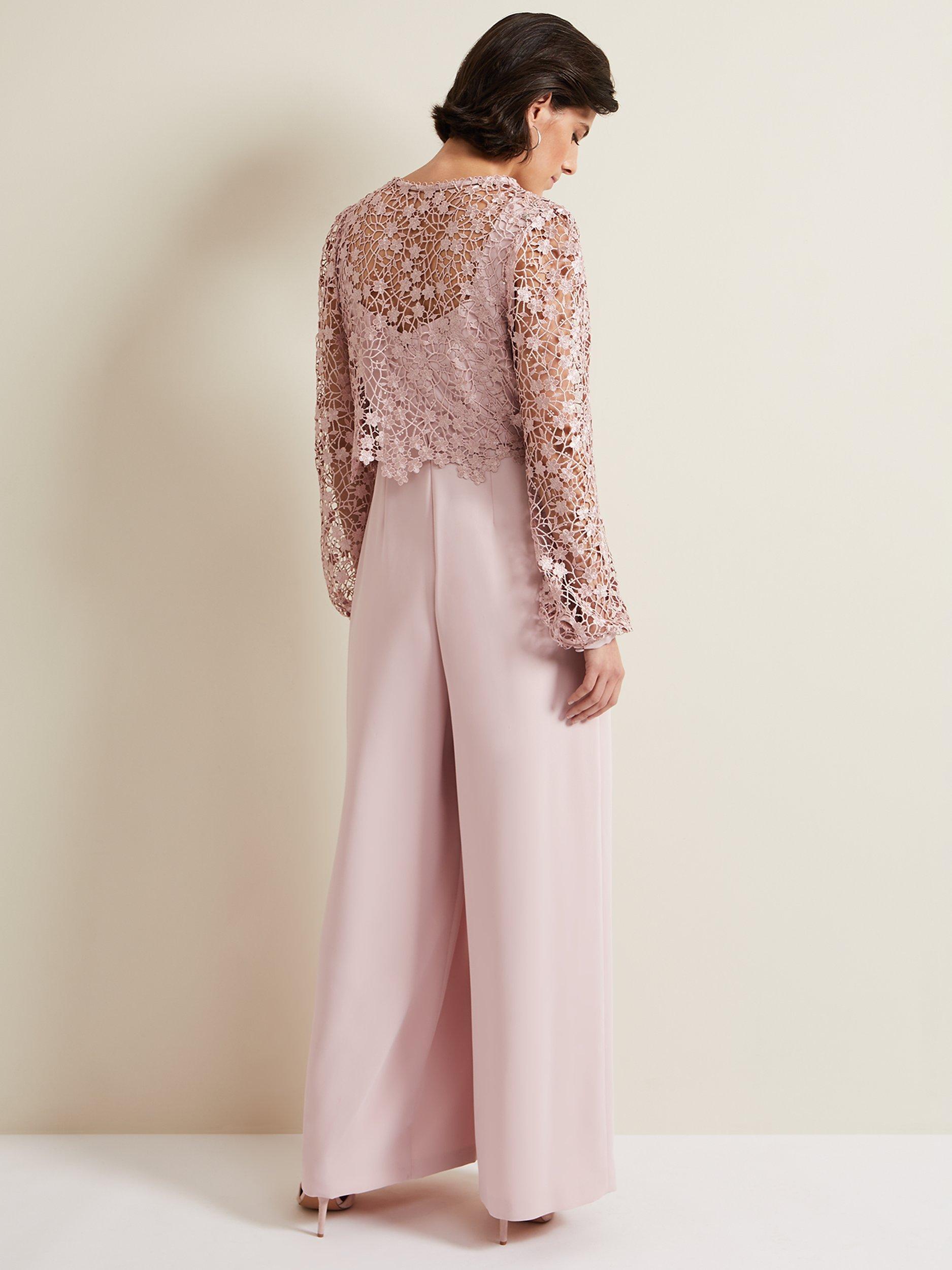 Pale pink jumpsuit online