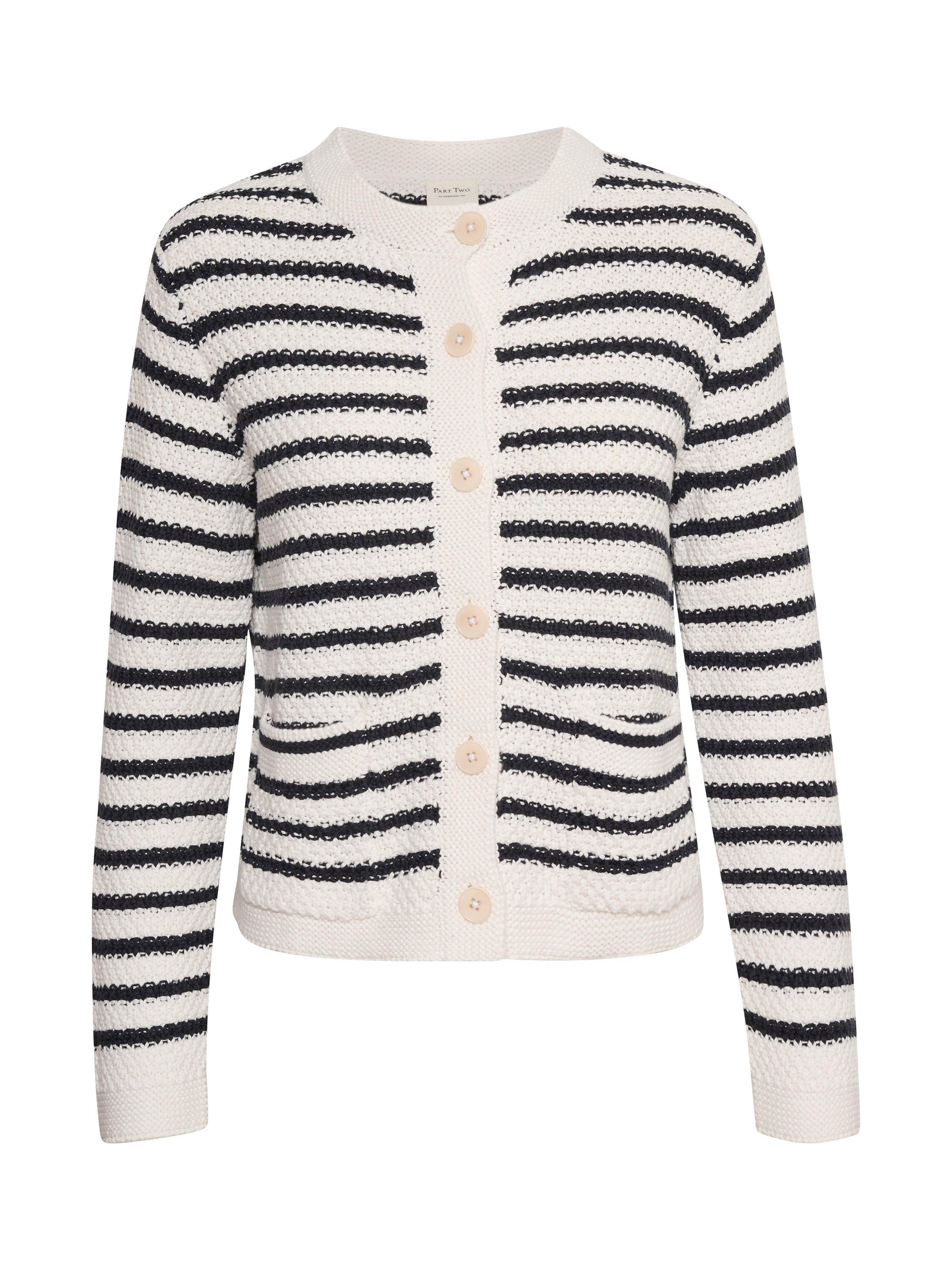 Part Two Elmie Stripe Cardigan, Multi