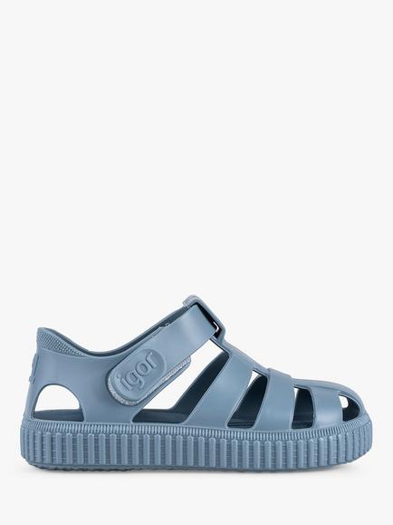 IGOR Kids' Nico MC Oceano Jelly Sandals, Blue