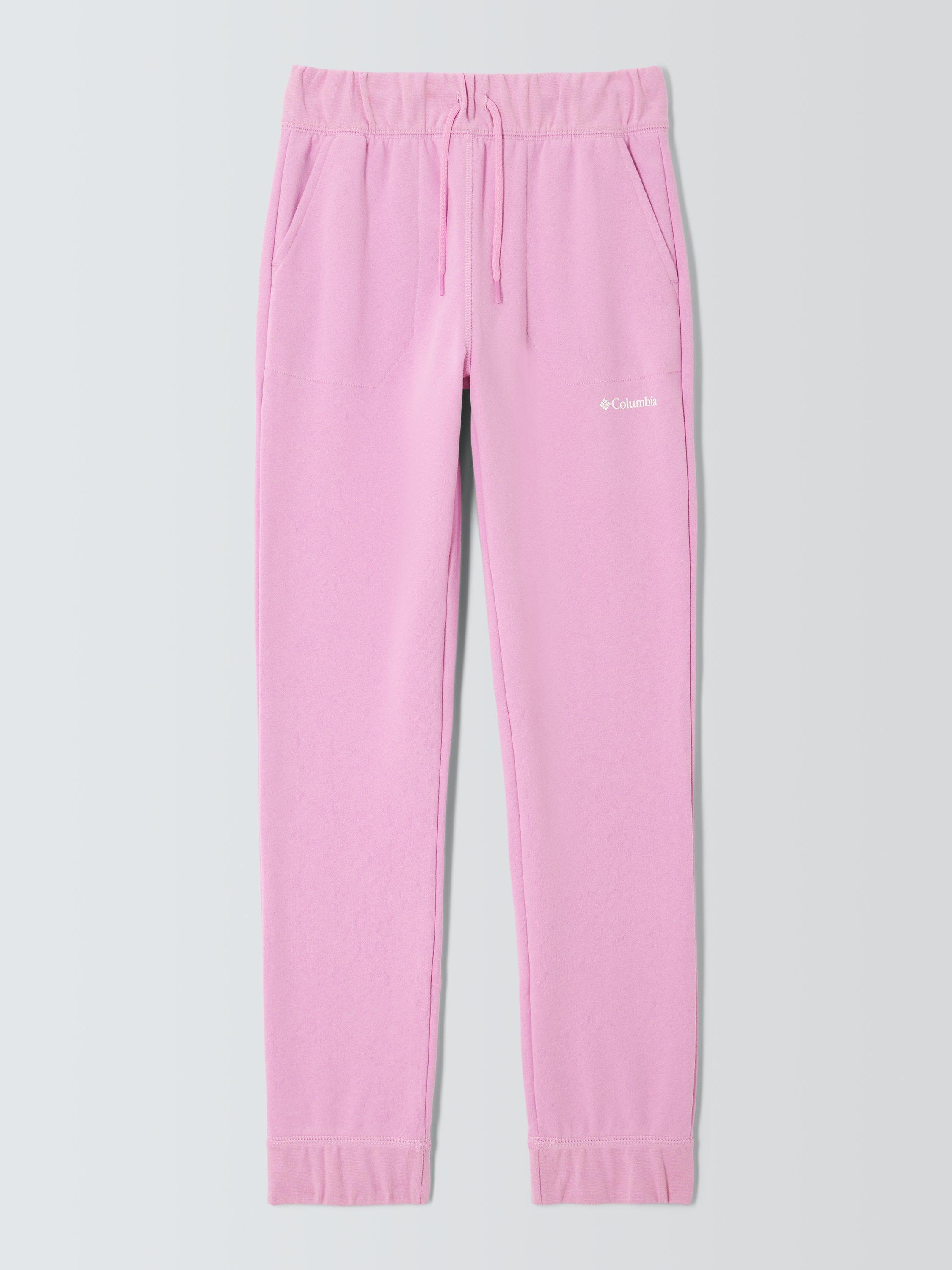 Product image 1 of 3, which shows Columbia Kids' Trek Drawstring Joggers, Pink, XXS