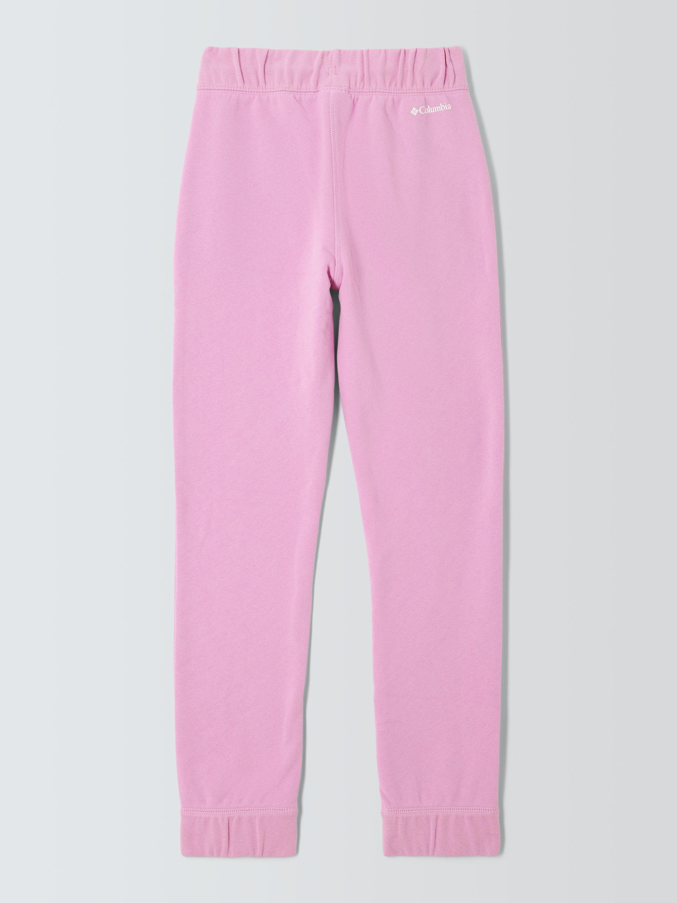 Product image 2 of 3, which shows Columbia Kids' Trek Drawstring Joggers, Pink, XXS