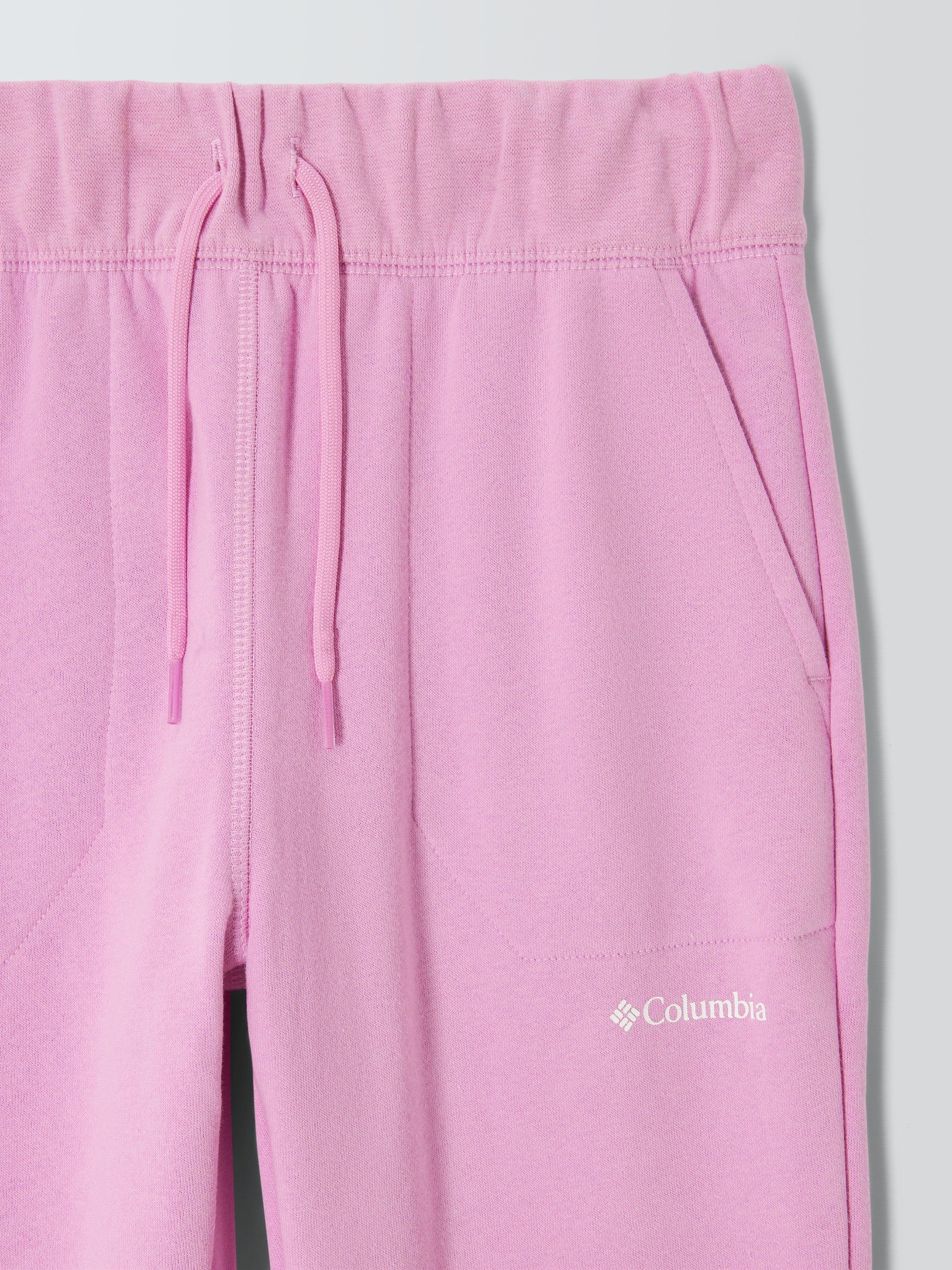Product image 3 of 3, which shows Columbia Kids' Trek Drawstring Joggers, Pink, XXS