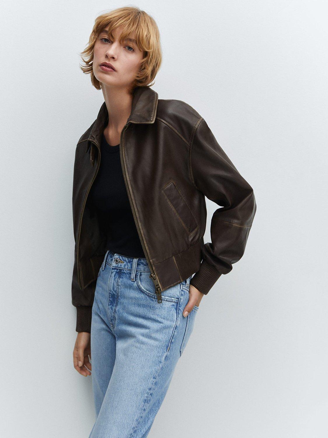 Product image 5 of 8, which shows Mango High Waist Mom Jeans, Open Blue, 18