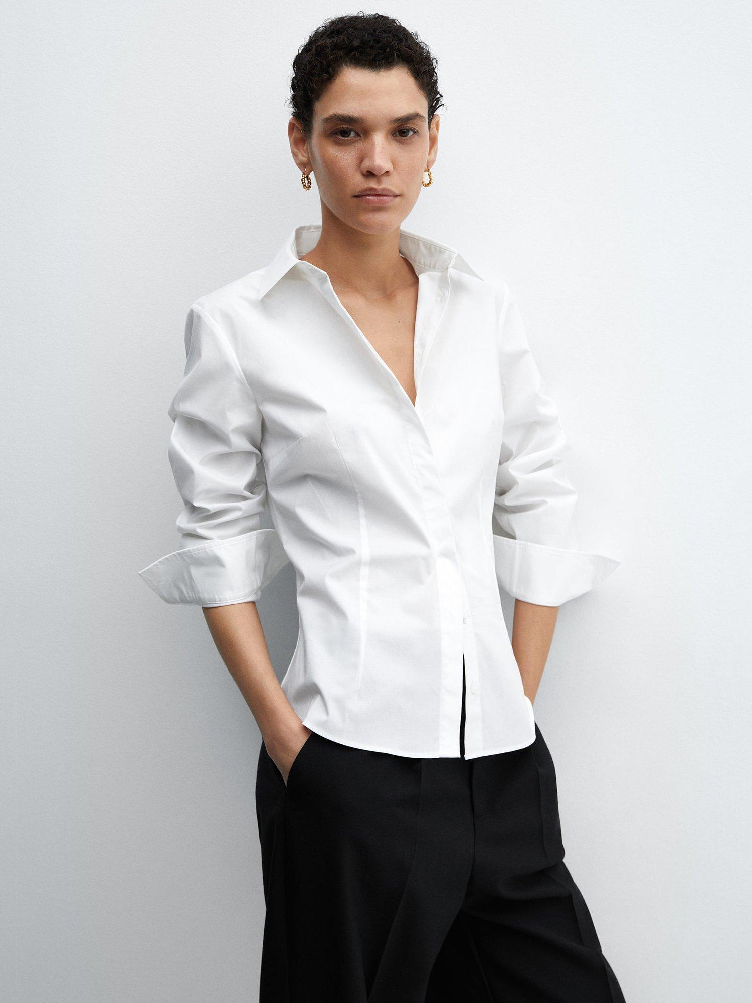Mango Sofia Essential Long Sleeve Shirt