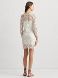 Lauren Ralph Lauren Paitmelle Lace Sheath Dress, White