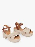 Penelope Chilvers Bella Jute Espadrille Sandals, Tan