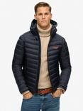 Superdry Hooded Fuji Padded Jacket, Navy