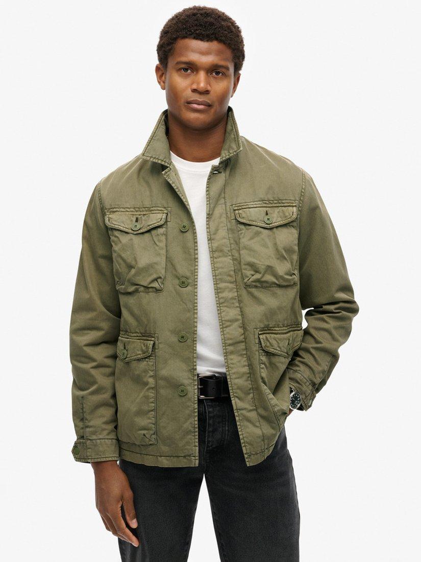 Superdry military pea coat online