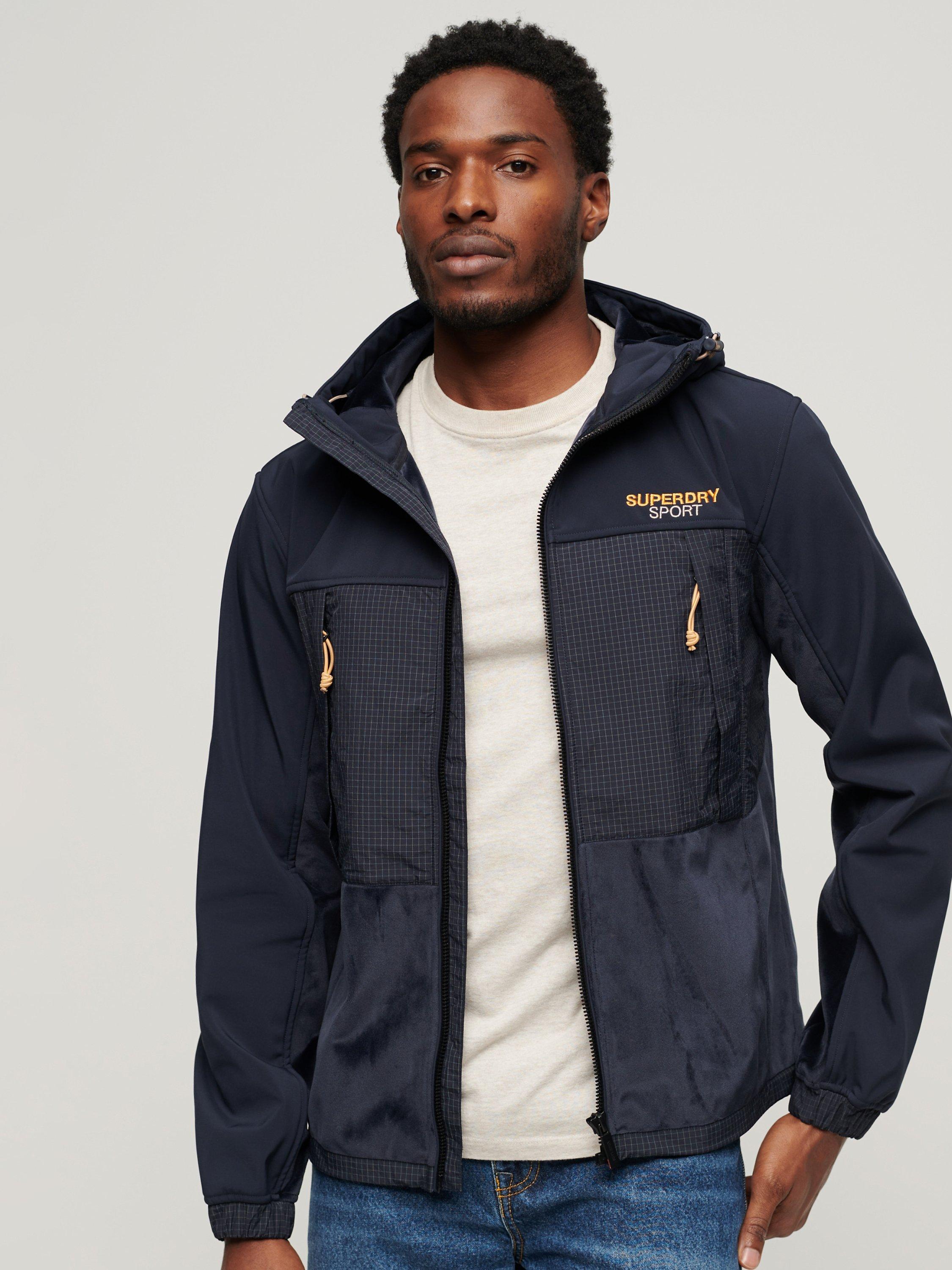Superdry Hybrid Trekker Jacket, Eclipse Navy