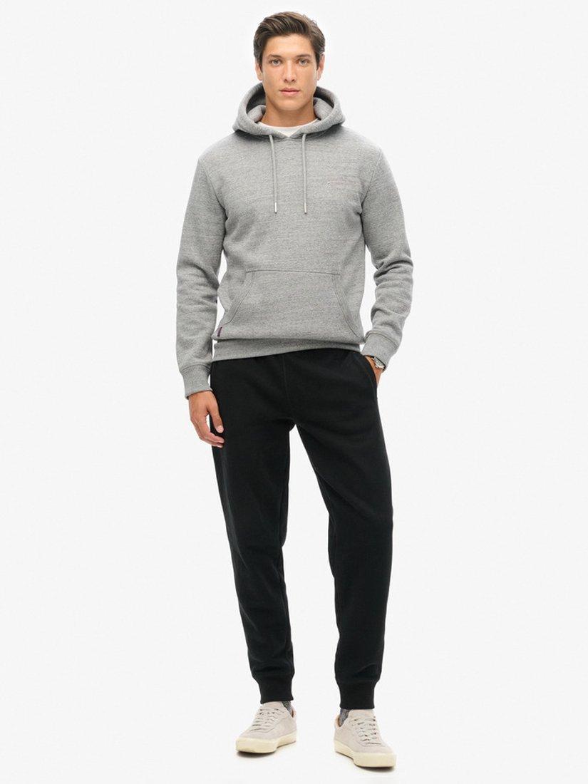 Product image 3 of 7, which shows Superdry Essential Logo Hoodie, Dark Grey, M