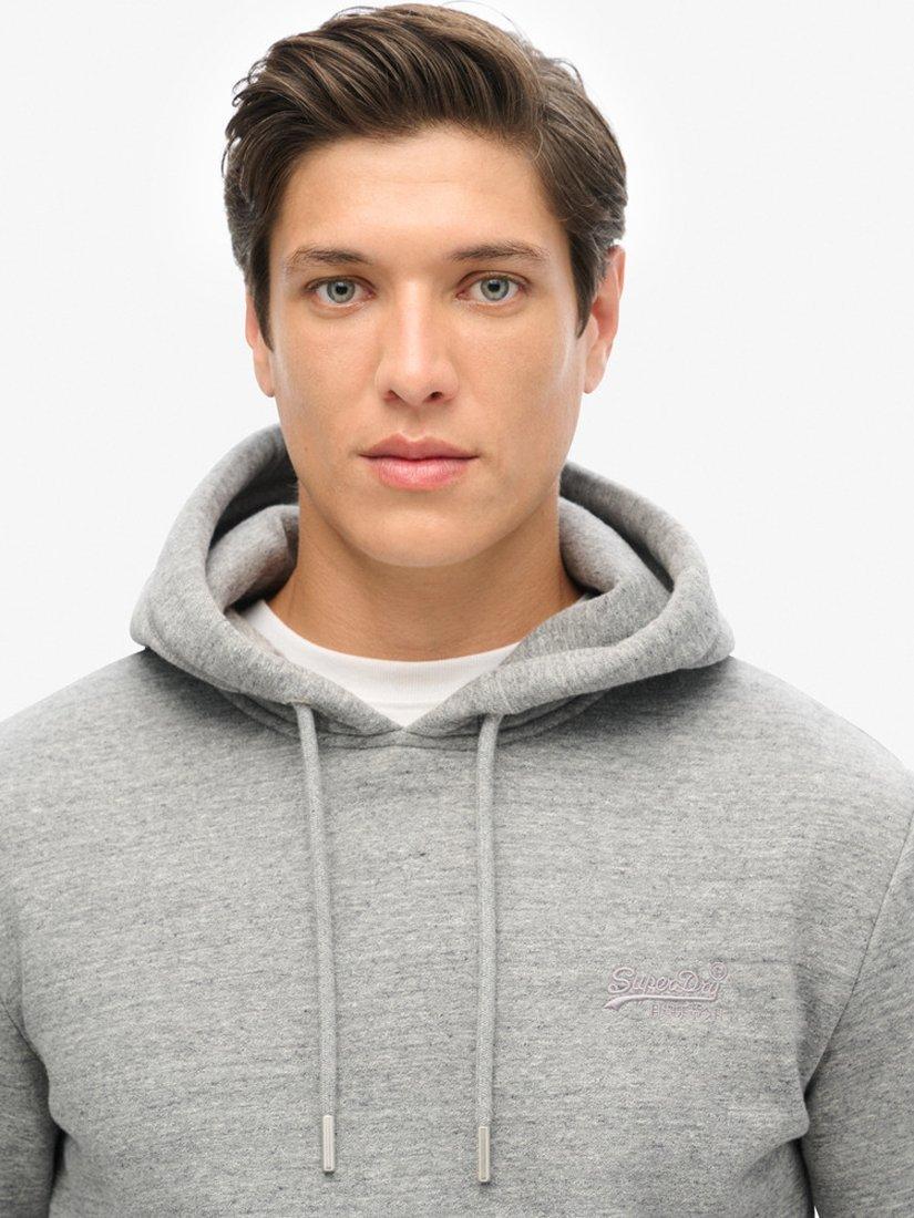 Product image 6 of 7, which shows Superdry Essential Logo Hoodie, Dark Grey, M