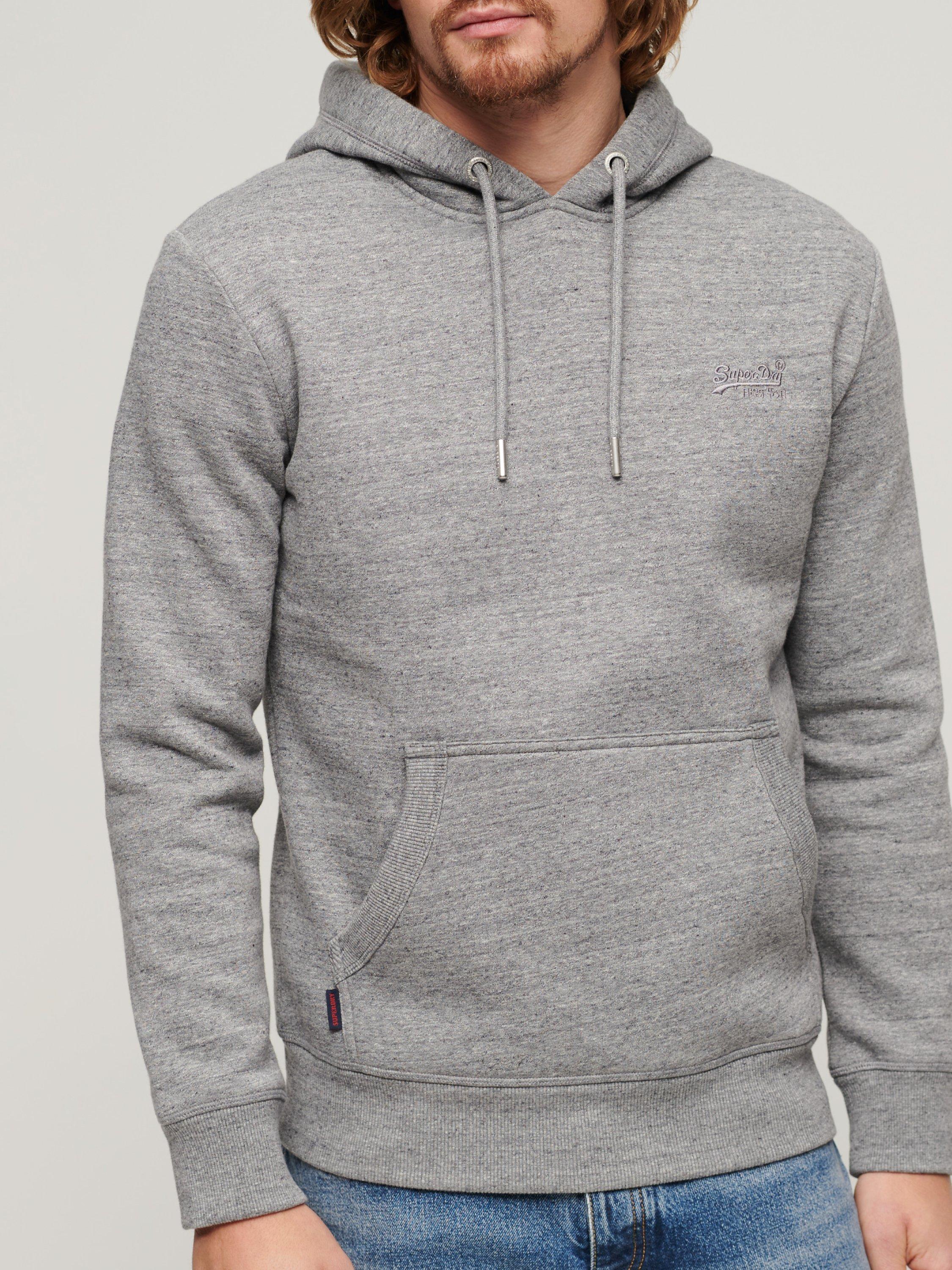 Product image 7 of 7, which shows Superdry Essential Logo Hoodie, Dark Grey, M