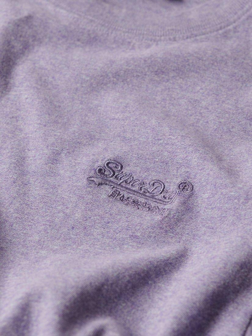 Product image 6 of 6, which shows Superdry Organic Cotton Essential Logo T-Shirt, Black/Antique Gold, M