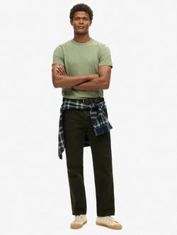 Superdry Crew Neck Slub Short Sleeved T-Shirt - view 2, Sea Spray Green