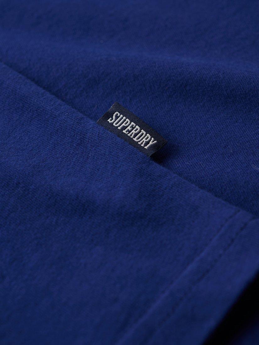Product image 4 of 7, which shows Superdry Organic Cotton Essential Logo T-Shirt, Supermarine Navy, S