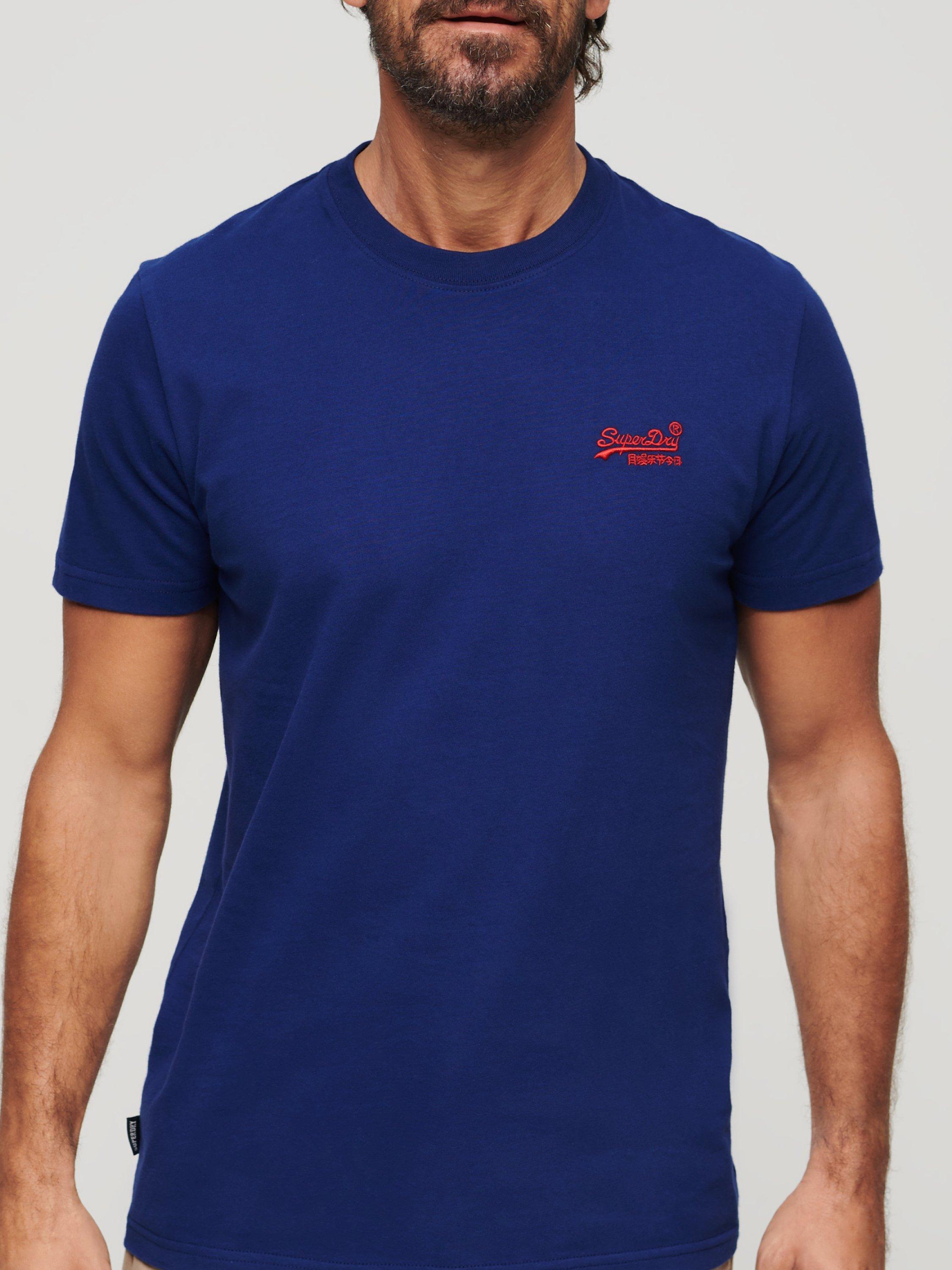Product image 7 of 7, which shows Superdry Organic Cotton Essential Logo T-Shirt, Supermarine Navy, S