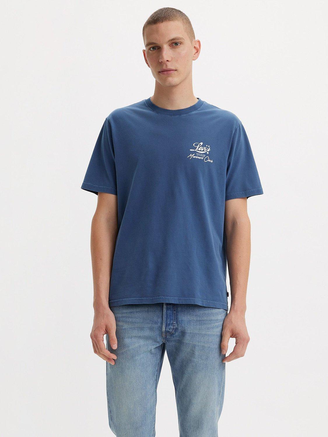 Levi's Short Sleeve Relaxed Fit T-Shirt, Vintage Indigo