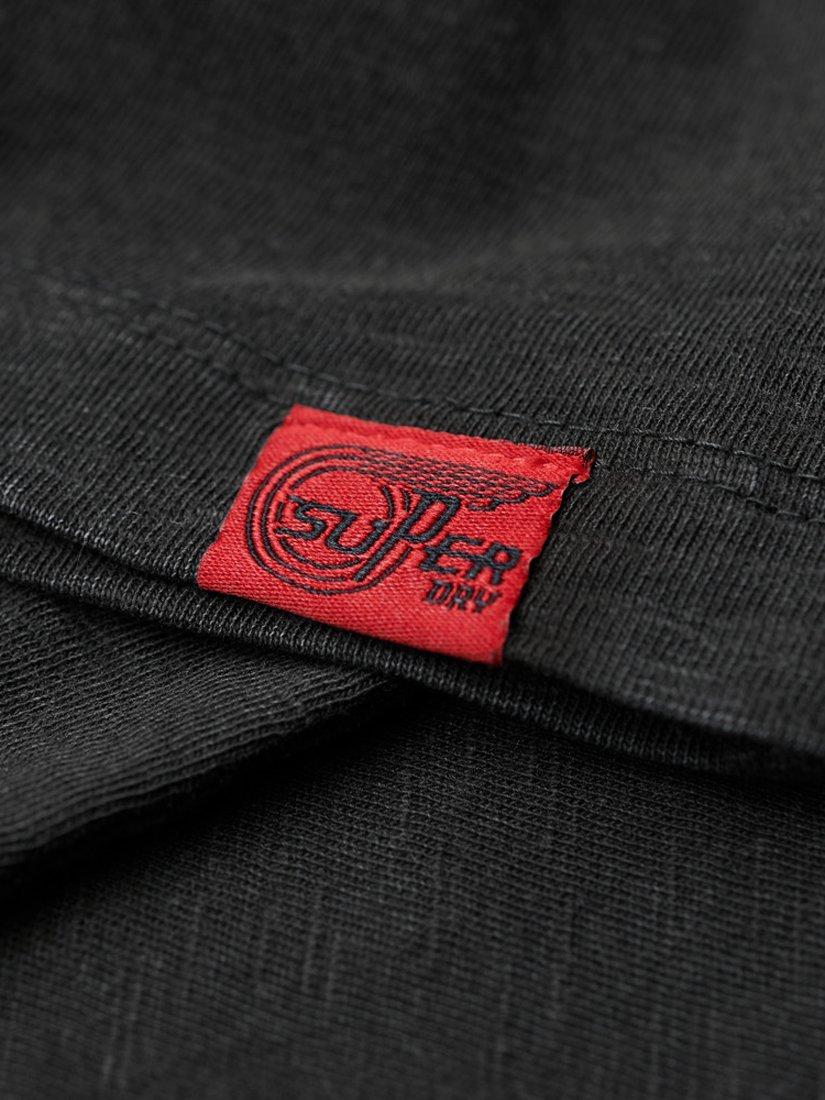 Product image 4 of 7, which shows Superdry Retro Rocker Graphic T-Shirt, Washed Black, M
