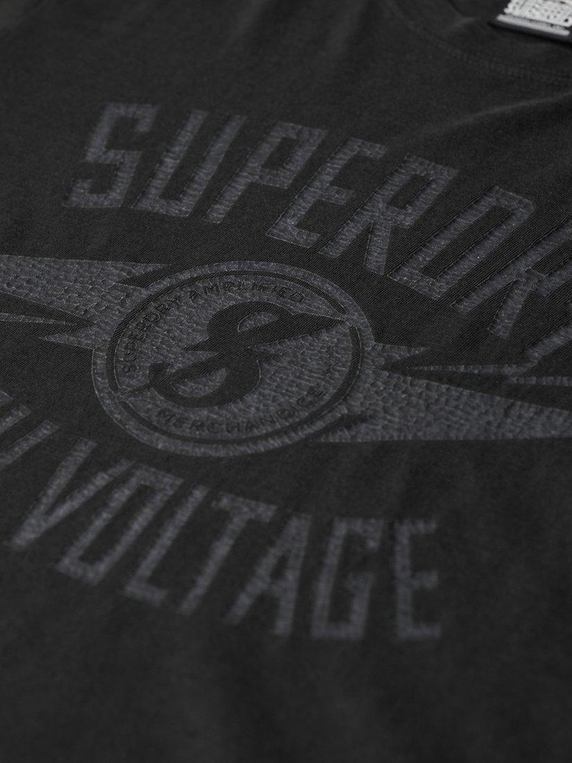 Product image 6 of 7, which shows Superdry Retro Rocker Graphic T-Shirt, Washed Black, M