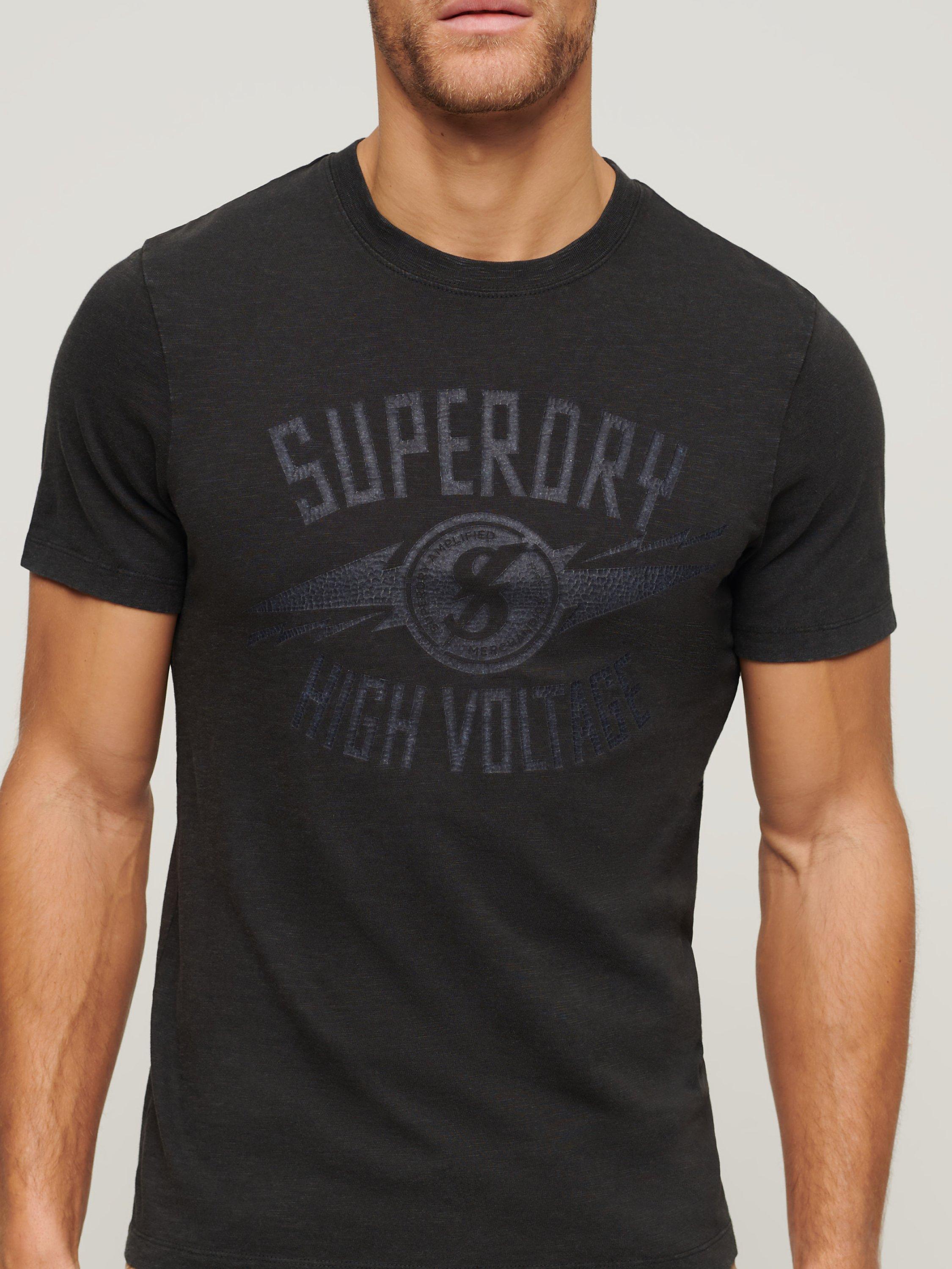 Product image 7 of 7, which shows Superdry Retro Rocker Graphic T-Shirt, Washed Black, M
